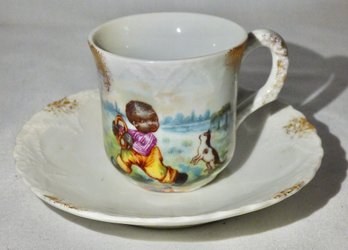 German Demitasse Cup And Saucer By  Orla