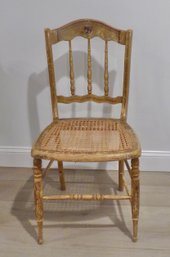 Painted Cane Seat Chair