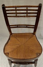 Antique Rush Seated Chair