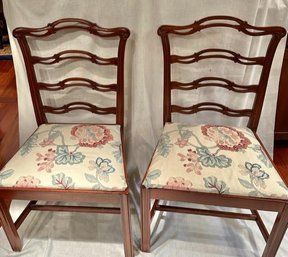 Set Of Two Antique Upholstered Chairs