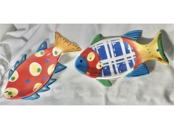 Set Of 2 Small Fish Dishes