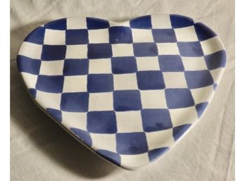 Ceramic Mesa Heart-shaped Plate