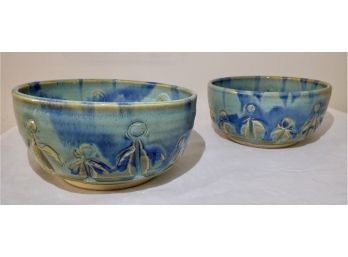 Pair Small Ceramic Muskoka Bay Bowls