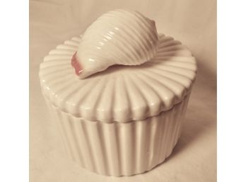 Round Ceramic Lidded Box