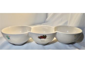 Three-section Bowls