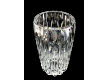 Stunning Cut Crystal Glass Vase