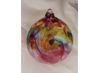 Multi-colored Glass Ball