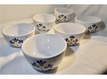 Set Of 6 Made In Italy Bowls