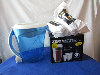 Zero Water 5 Stage Advanced Filtration 8 Cup Filter Pitcher W/ 7 Filters