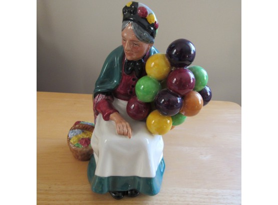 Royal Doulton Porcelain Figurine Made In England 'The Old Balloon Seller' #1315