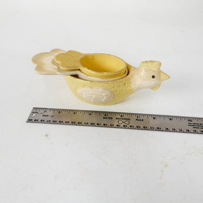 THT Design Ceramic Farmhouse Chicken Nesting Measuring Cups, 3-Piece Set  #3530