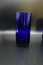 2 Of 2 Libbey Metropolitan Cobalt Blue 4 - Flat Juice Glass & 4 - Coolers
