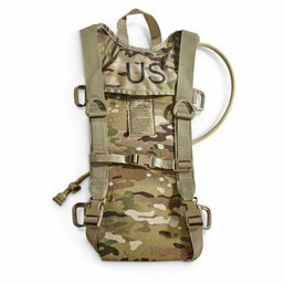 U.S. Military Issue 3L Hydration Backpack - Durable, High-Capacity Water Carrie OEF Camo