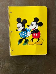 Vintage Clean Unused Mickey Mouse Collectable Notebook