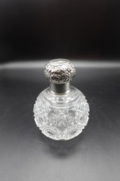 Crystal And Silver Vanity Bottle Markings In Pictures
