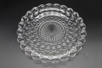 Bubble Clear Dinner Glass Plate