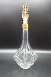 Vintage Glass Bottle  13 Inch Tall