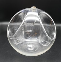 Glass Bubble  WIth Stamp On Bottom