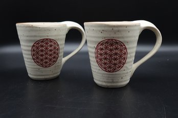 Ceramic Set Of 2 Coffee Mugs