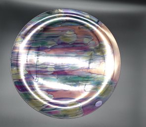 Glossy Rainbow Glass Nouveau Art Glass Co. Reuven Glass Hand Blown