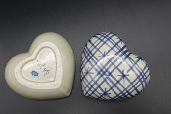 Heart Shaped Trinket Box Made In Japan