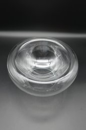 Double Wall Decorative Glass Bowl