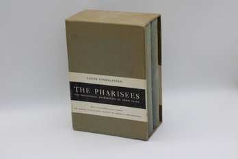The Pharisees: The Sociological Background Of Their Faith' By Louis Finkelstein - Classic Scholarly Work