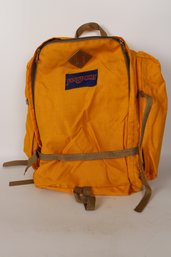 Retro Sunshine Yellow JanSport Backpack - A Nostalgic Trek Back To The '90s