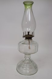 Antique P&A Dorset Div Kerosene Oil Lamp - Hexagonal Glass, Thomaston CT, Vintage Lighting Collectible