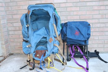 Vintage Jansport D3 & REI Long Trail Jr. Hiking Backpacks - Retro Outdoor Enthusiast Collection