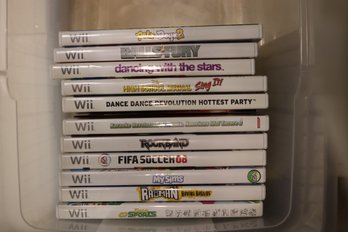 Exciting Bundle Of Nintendo Wii Games - From Sports To Music And Dance Classics