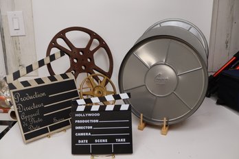 Vintage Cinema Enthusiast Collection: Compco 16 MM & 8/400 Reels, Reflex CB Pat. D - 22:017