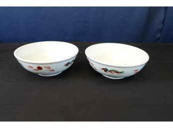 Cathay Guoguang Chna - Red Dragon Bowls