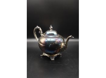 Vintage Oneida SilverPlate Ornate Tea Pot