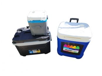 3 Coolers Assorted Sizes