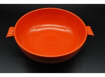 Vintage Fiestaware 8 Inch Bowl BRIGHT Red Orange