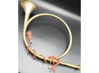 Brass Hunting Horn Vintage