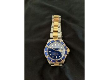 ROLEX - Submariner Automatic Chronometer Blue Dial Mens Watch - Must Be Purchased In Person - READ