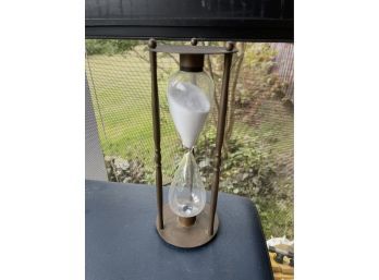 Hour Glass Sand Timer With Watch Mans Time