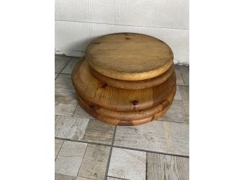 Bistro Pine Wood Round Table Tops
