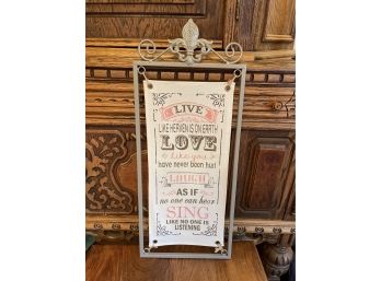 Love Quote Wall Hanging