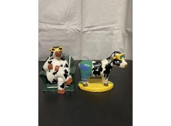 NEW Vintage Cow Candles