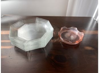 Depression Glass & French Aarcoroc