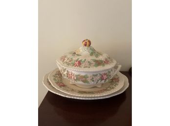 Soup Tureen And Serving Trays