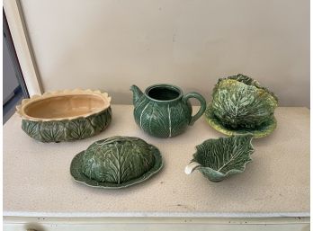 Portuguese Leaf / Cabbage Pottery