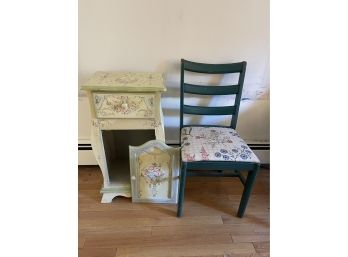 Cabinet & Side Chair