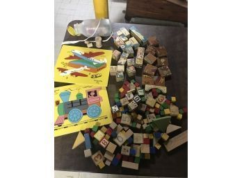 Antique Blocks And Puzzles