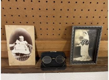 Antique Infant Eye Glasses And Photos