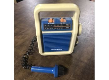 Vintage Fisher Price FM AM Radio Toy