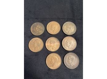 Australian One Penny Coins 1920-1945